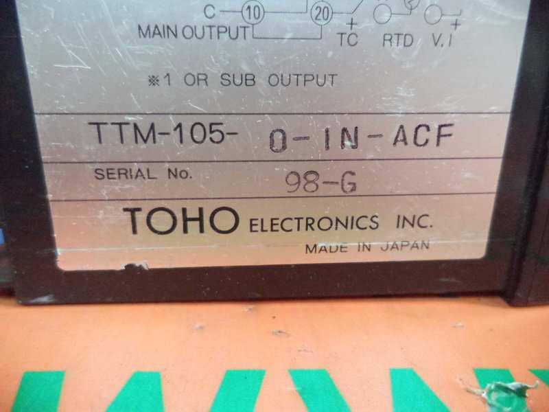 Bộ điều khiển nhiệt độ TOHO TTM 105 Bộ điều khiển nhiệt độ TOHO TTM 105