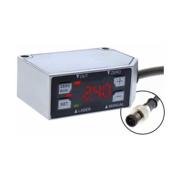 Cảm biến độ dịch chuyển Laser Optex FA – CD22M-15-485M12 Cảm biến độ dịch chuyển Laser Optex FA – CD22M-15-485M12