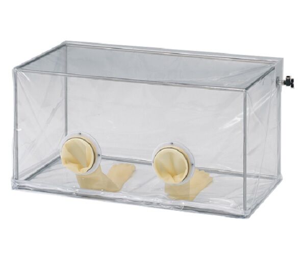 Thông số kỹ thuật Buồng thao tác găng tay (PVC mềm (nhựa vinyl clorua), Ống thép không gỉ φ13mm (SUS304), 1000 x 500 x 500mm) AS ONE 1-4486-01 GBB-01