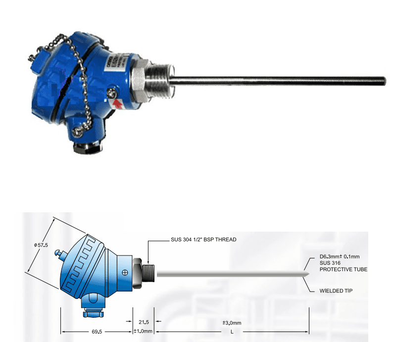 OMRON-E52MY-PT30C-D6.3MM-SUS316